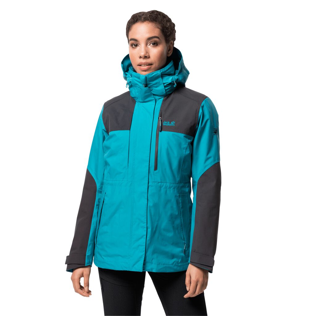 Jack Wolfskin THORI Vestes Femme Bleu Foncé - GPXJKHM-80